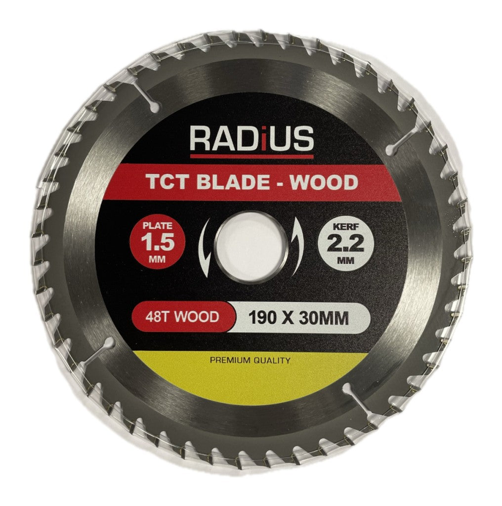 Radius 216mm 28T TCT Wood Blade 30mm Bore