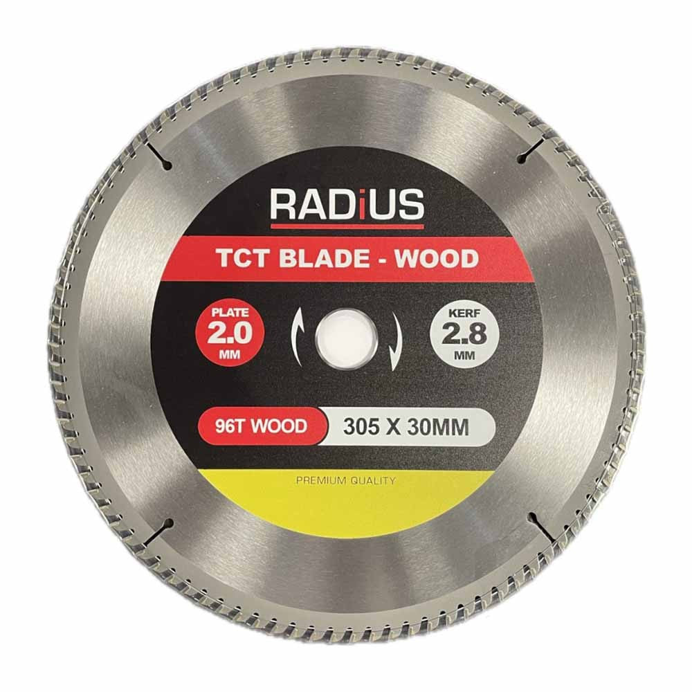 Radius 305mm 96T TCT Wood Blade 30mm Bore