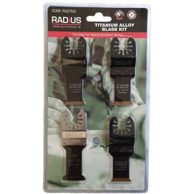 Radius 3 Plus 1 Multi-Tool Blade Set - Dynamite Hardware