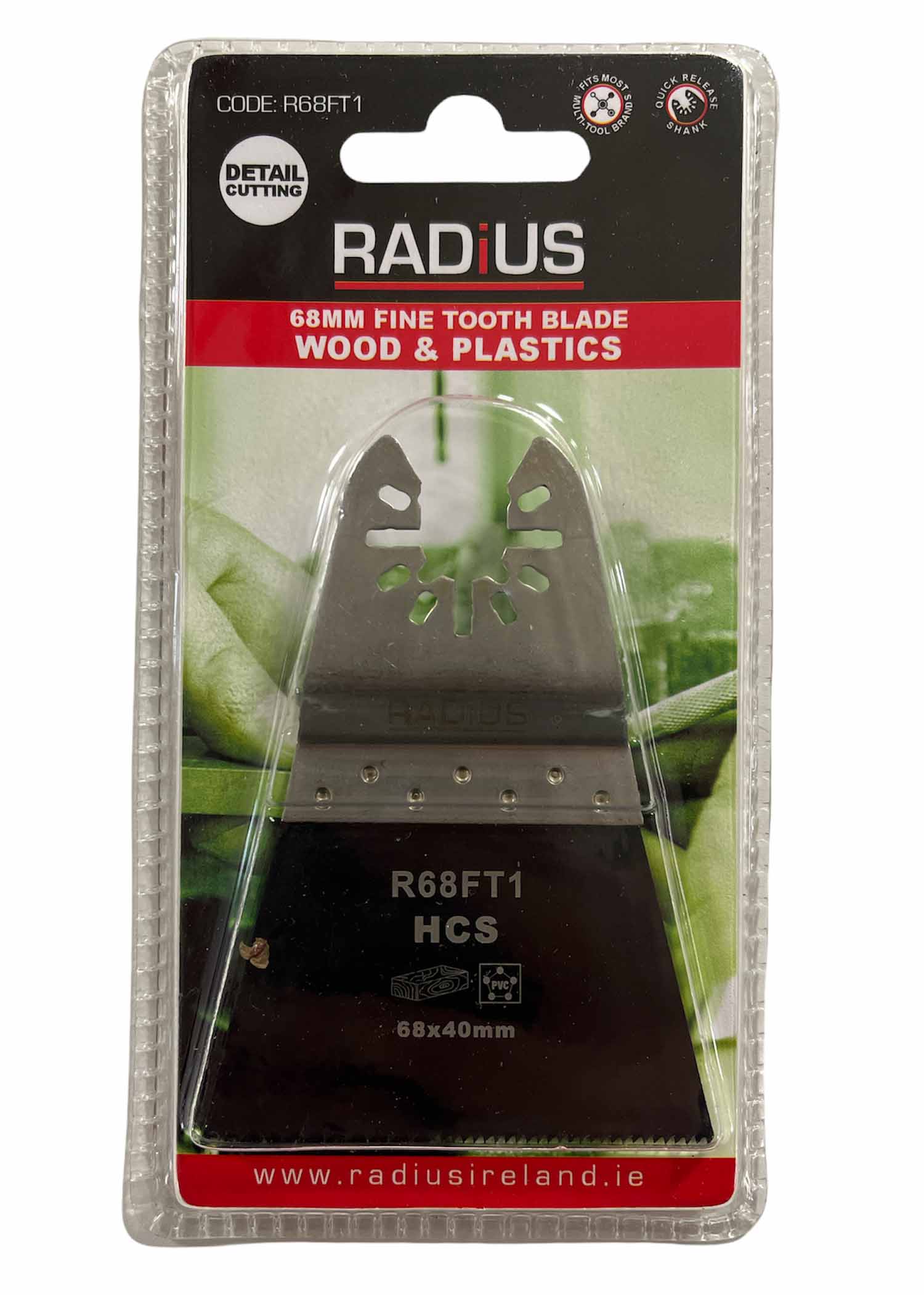 Radius 68mm Fine Tooth Multi-Tool Blade