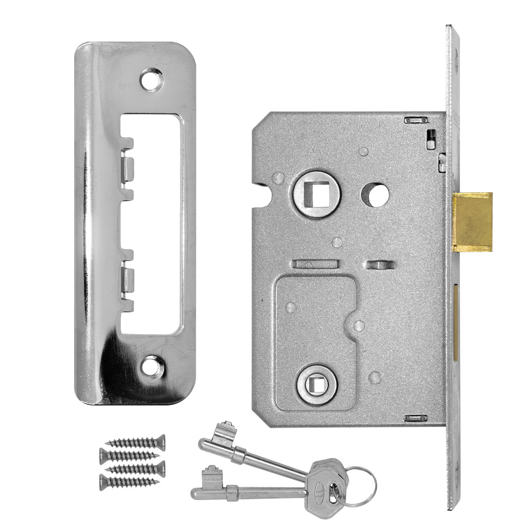 Radius 2.5in Bathroom Door Lock - locks Dynamite Hardware