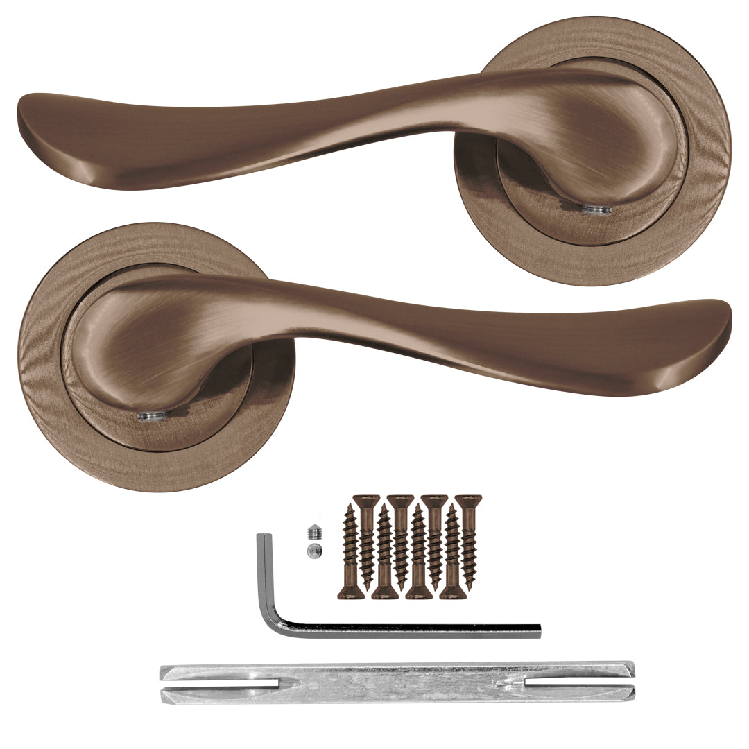Radius Antique Brass Amur Handles