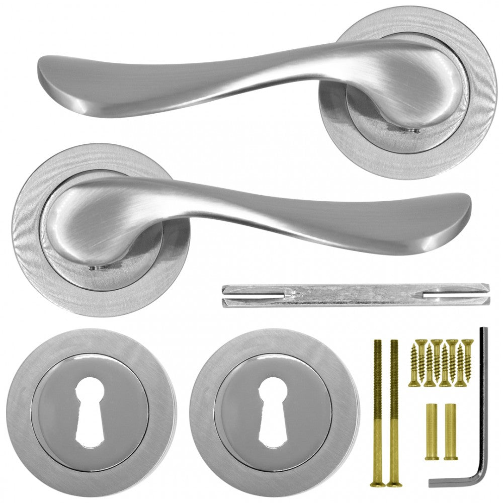 Radius Amur Satin Nickle On Rose Handle