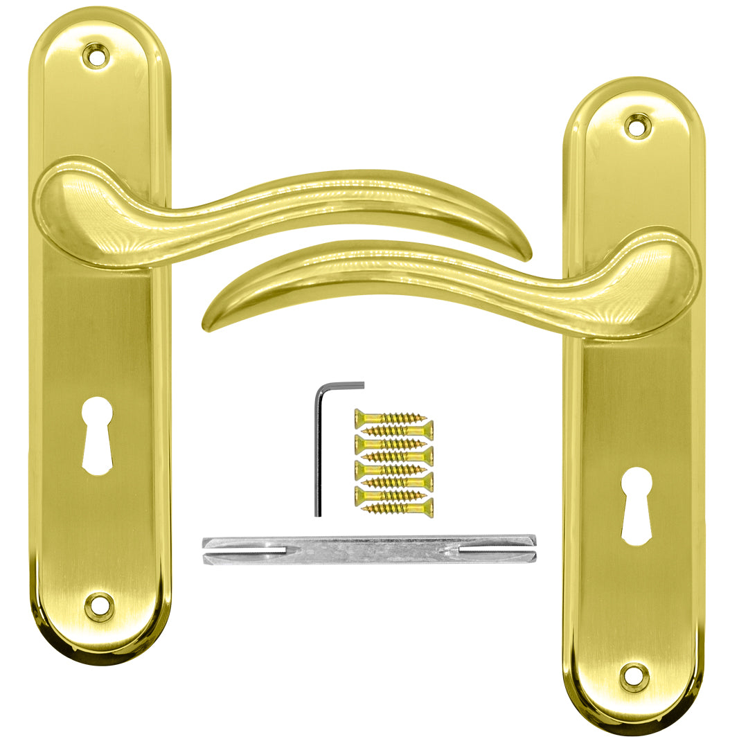 Radius Brass Danube Plated Handles