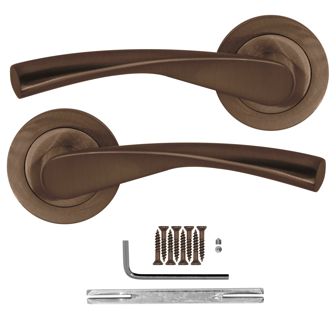 Radius Antique Brass Rhine Handles