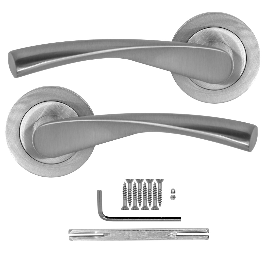 Radius Rhine Polished Chrome Handles - handle Dynamite Hardware