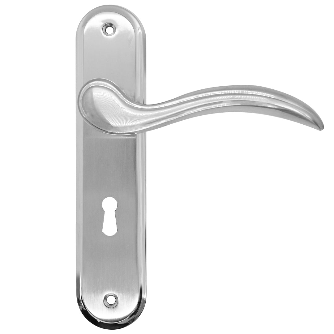 Radius Danube Plated Lockset With Hinges