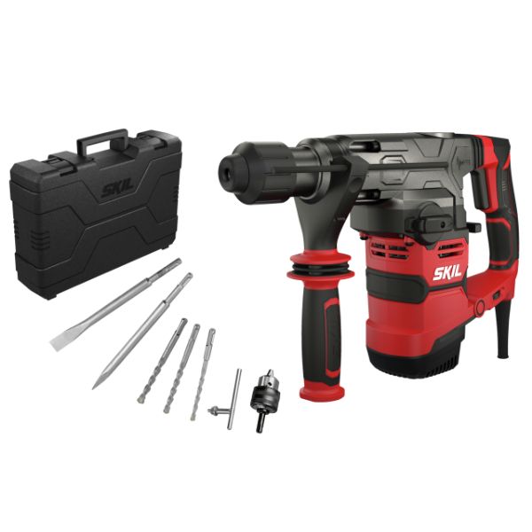 SKIL 1781GB SDS drill 1500W + SDS chuck adapter + 3 drills + 2 chisels