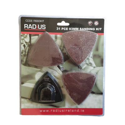 Radius 31 Piece 93mm Multi-Tool Sanding Kit - Dynamite Hardware