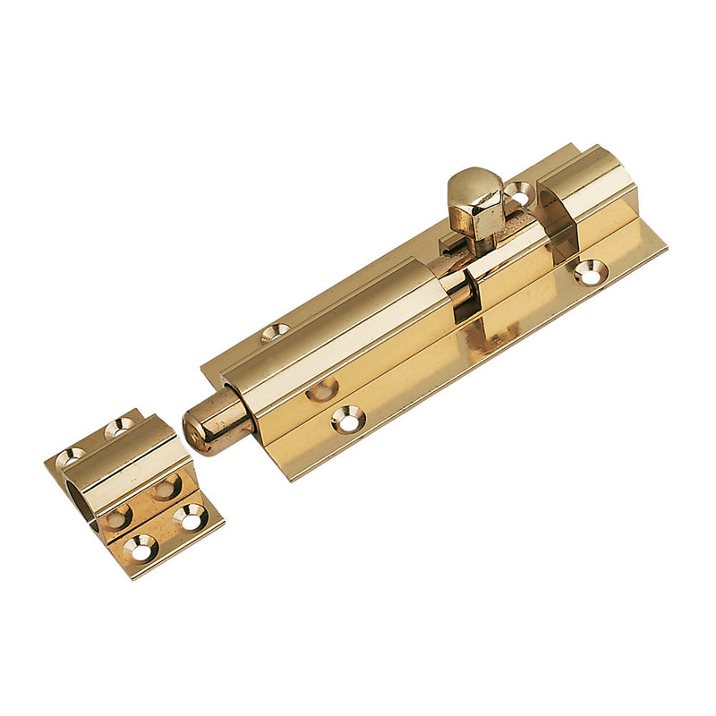Sasta 1 1/2in Brass Door Bolt - Door Bolt Dynamite Hardware