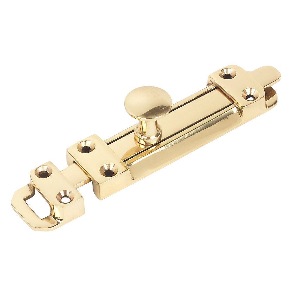 Sasta 6 X 1 1/2in Heavy Duty Brass Door Bolt