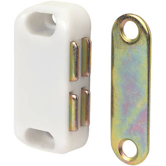 Sasta White Magnetic Catches (Pack Of 2)