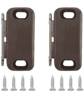 Sasta Brown Magnetic Catches (Pack Of 2) - Door Catch Dynamite Hardware