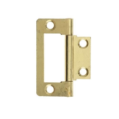 Sasta 1 1/2in Brass Flush Hinge (Pack Of 2)