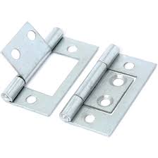 Sasta 1 1/2in Zinc Flush Hinge (Pack Of 2)