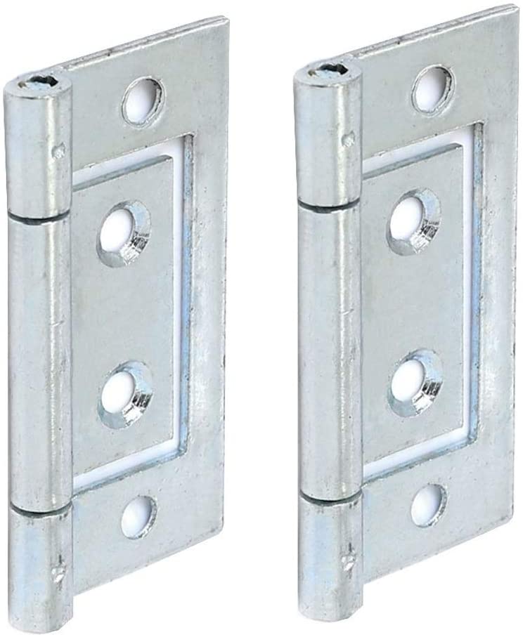 Sasta 2in Zinc Flush Hinge (Pack Of 2)
