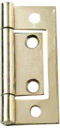 Sasta 2 1/2in Brass Flush Hinges - Flush Hinge Dynamite Hardware