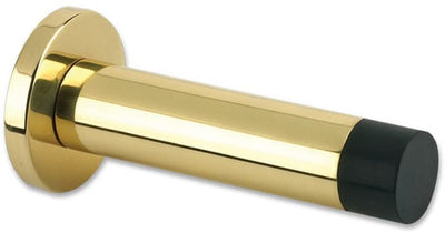 Sasta 3in Brass Fixed Door Stop - Door Stops & Wedges Dynamite Hardware