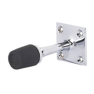 Sasta Fixed Door Stop Chrome - Door Stops & Wedges Dynamite Hardware