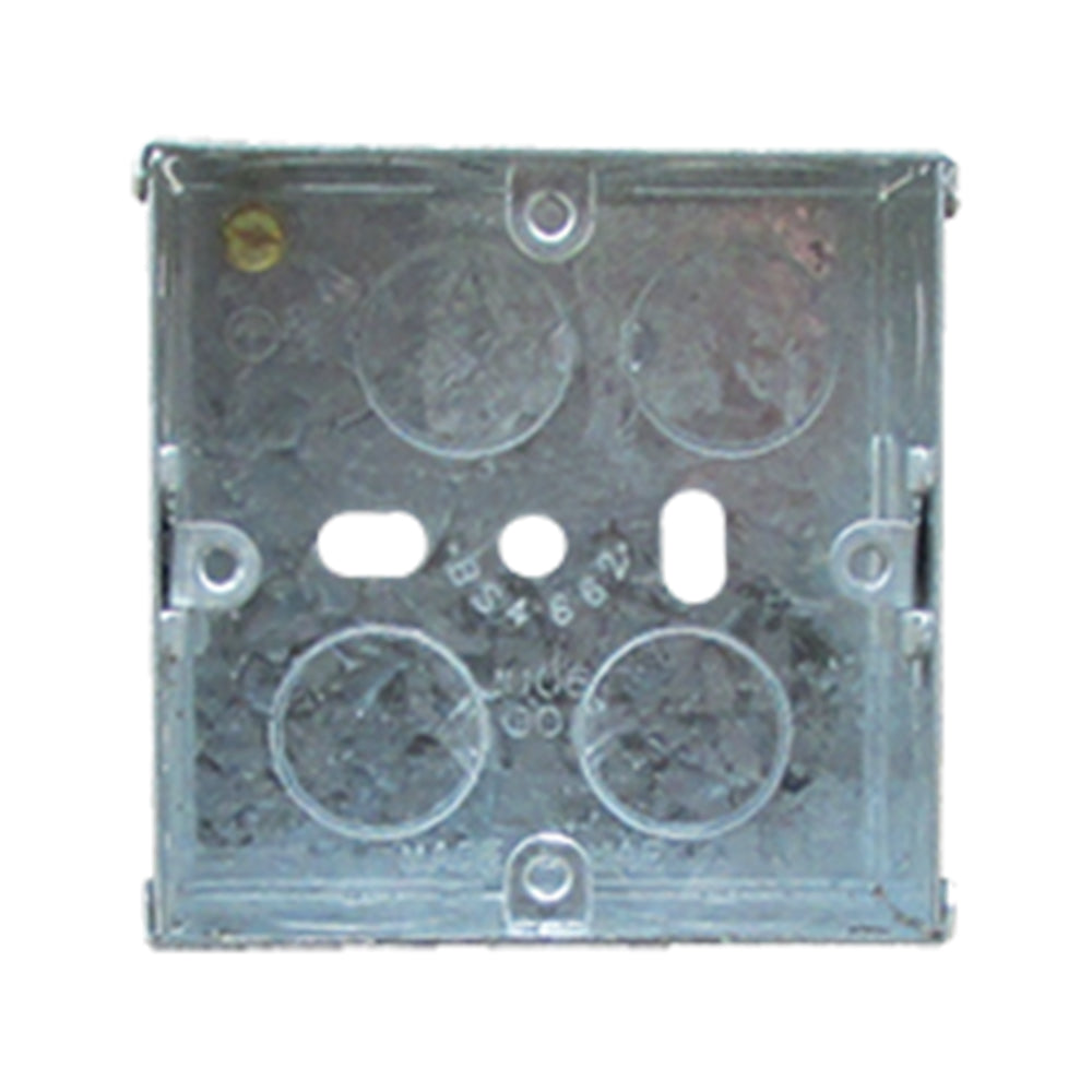 Steel Sockets Box 1 Gang Metal Socket Box Sasta – Dynamite Hardware