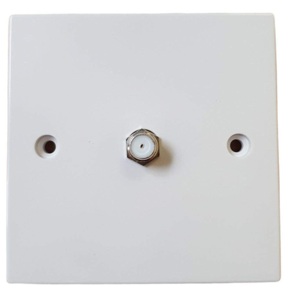 Sasta 1 Gang Satellite Socket - Electrical Dynamite Hardware