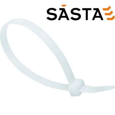Sasta 9.0 X 780mm White Cable Ties (pack Of 50) - Cable Ties Dynamite Hardware