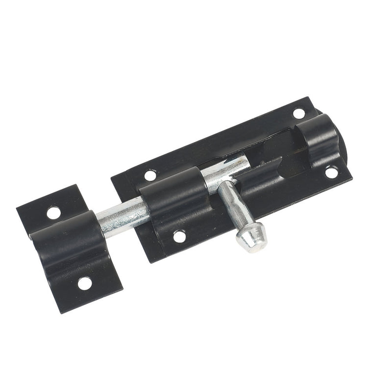 Sasta 6in Black Japenned Tower Bolt - Tower Bolt Dynamite Hardware