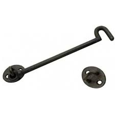 Sasta 10in Black Cast Cabin Hook