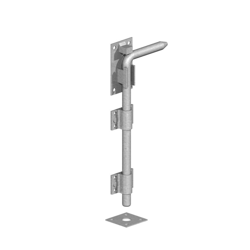 Sasta 18in Galvanised Drop Bolt