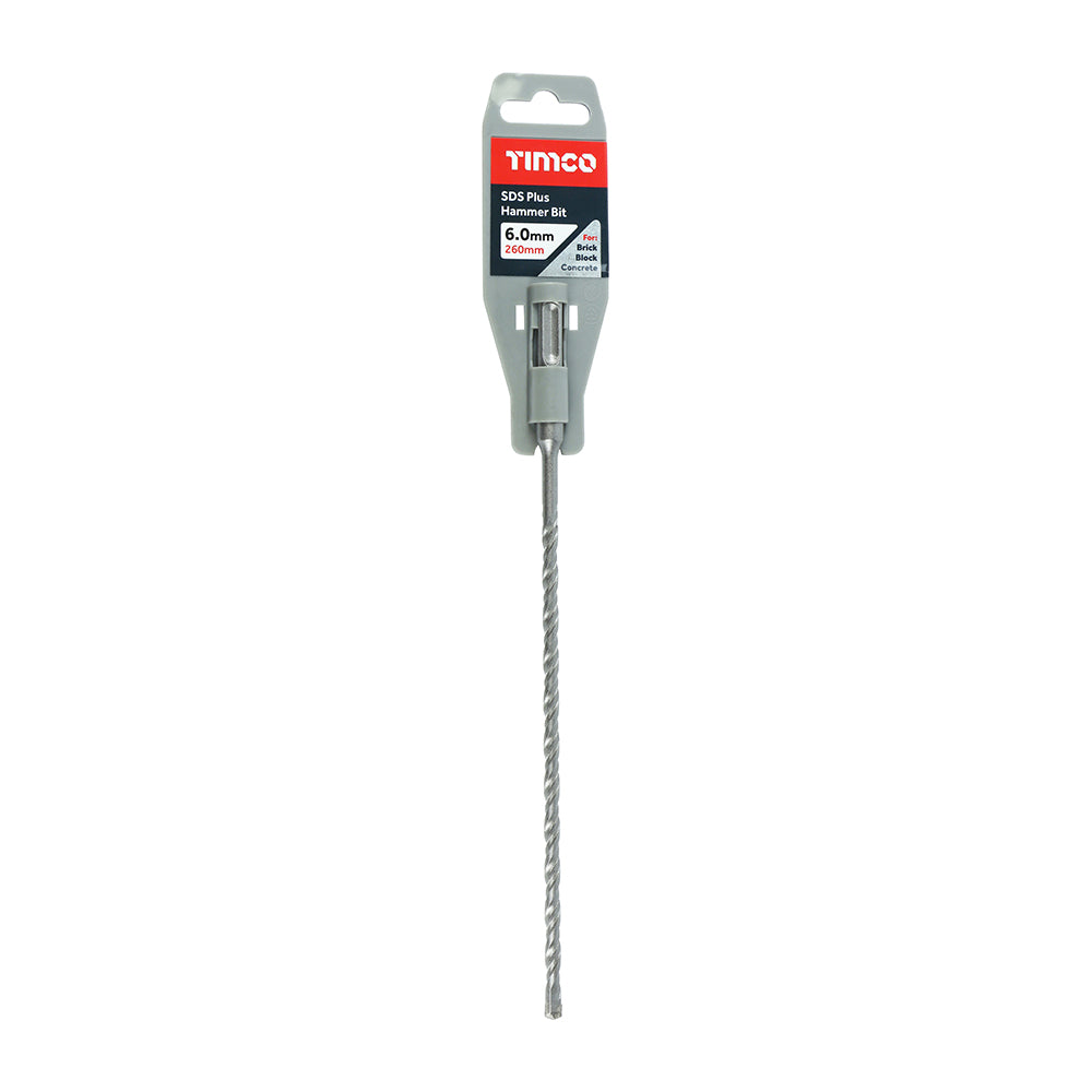 SDS Plus Hammer Bit 6.0 x 260 - Dynamite Hardware
