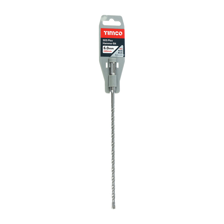 SDS Plus Hammer Bit 6.0 x 260 - Dynamite Hardware