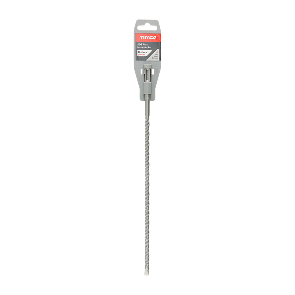 SDS Plus Hammer Bit 8.0 x 360 - Dynamite Hardware
