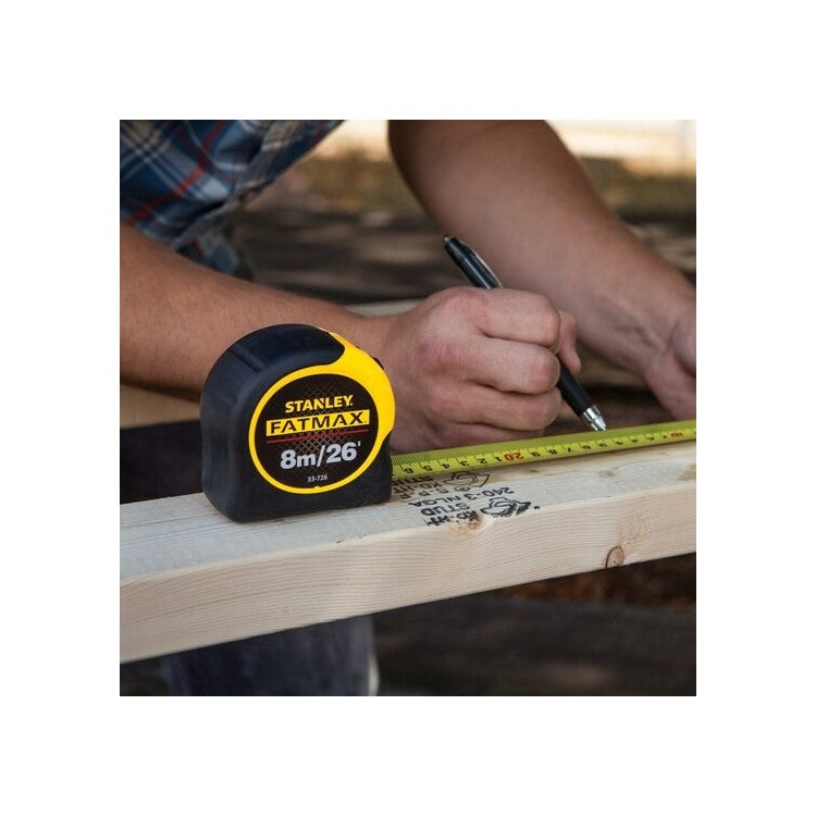 Stanley Fatmax 8m Measuring Tape - Dynamite Hardware