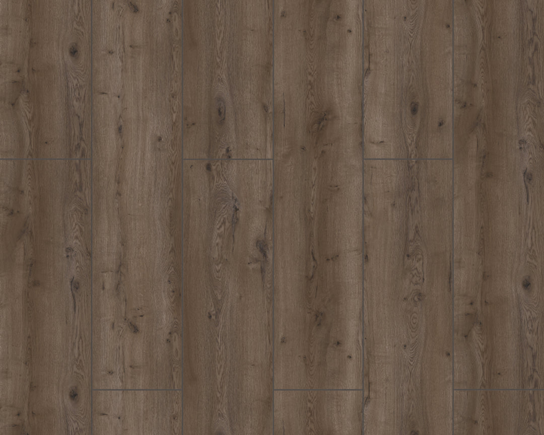 Smoked Oak Brown Aqua 8mm AC5 Laminate Flooring