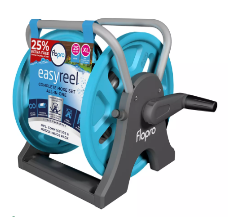 Flopro EasyReel Complete Never-Kink Hose Set 25m