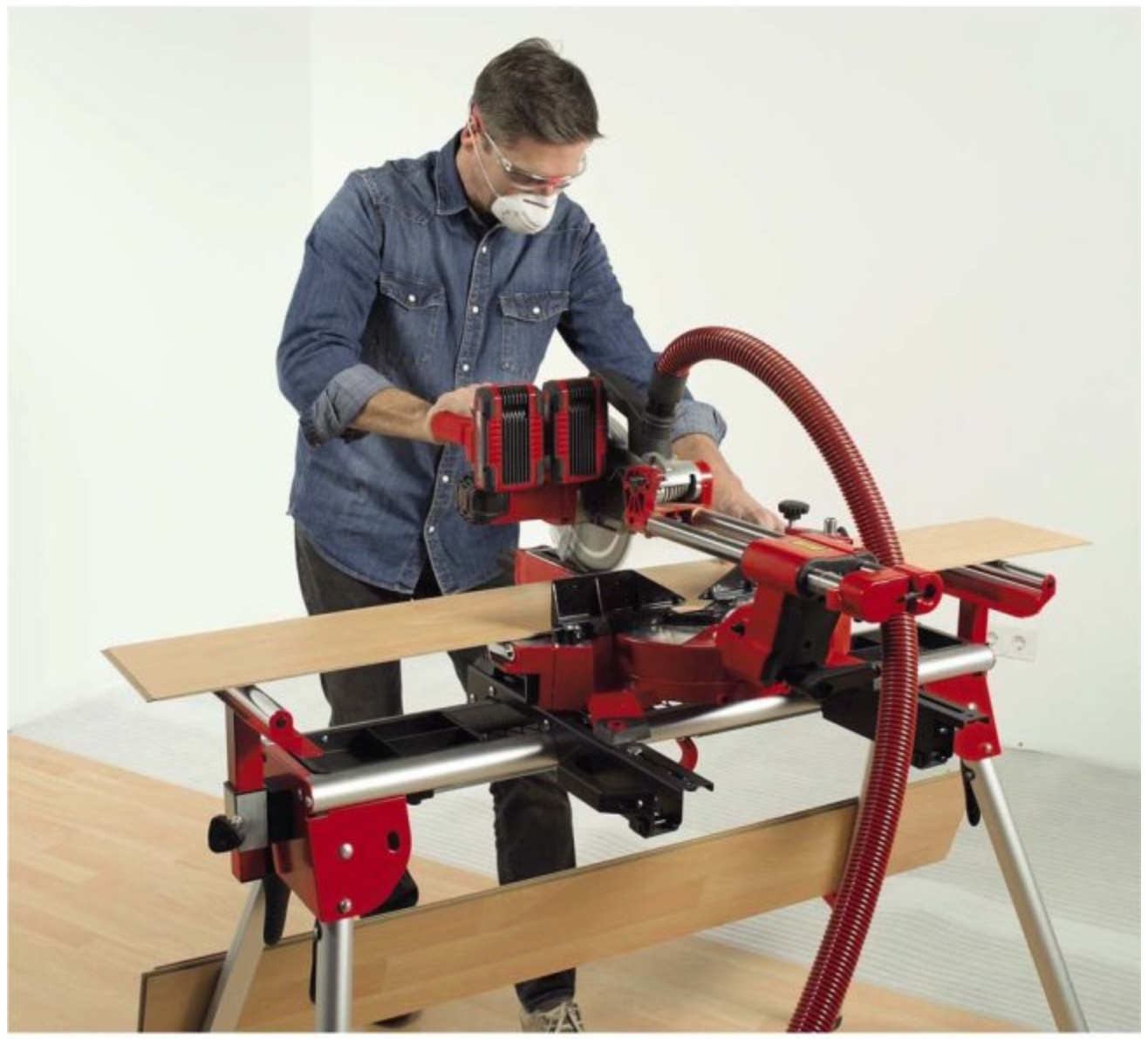 Einhell Power X-Change 36V (2x18v) Cordless Double Bevel Sliding Mitre Saw - Dynamite Hardware