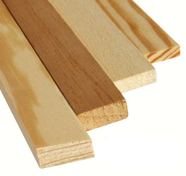 45mm x 9mm Stripwood - Whitewood CODE K