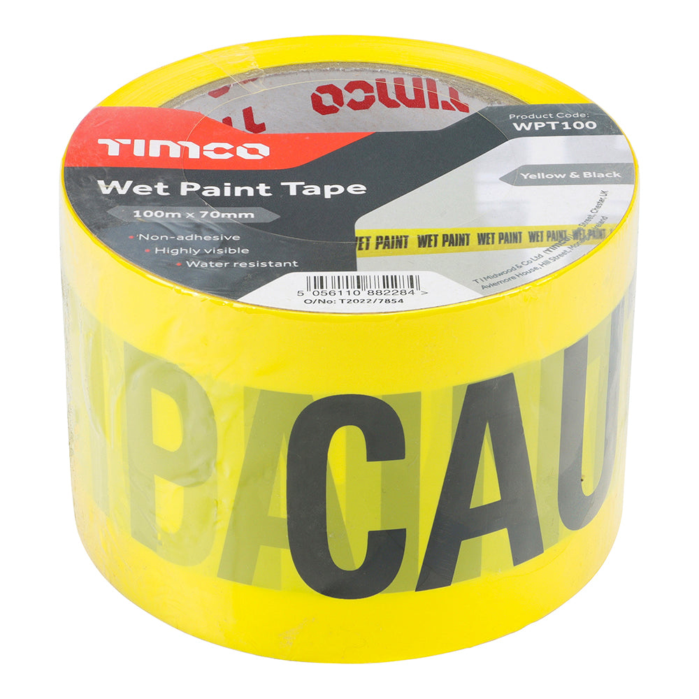 Wet Paint Tape 70mm x 100m - Dynamite Hardware