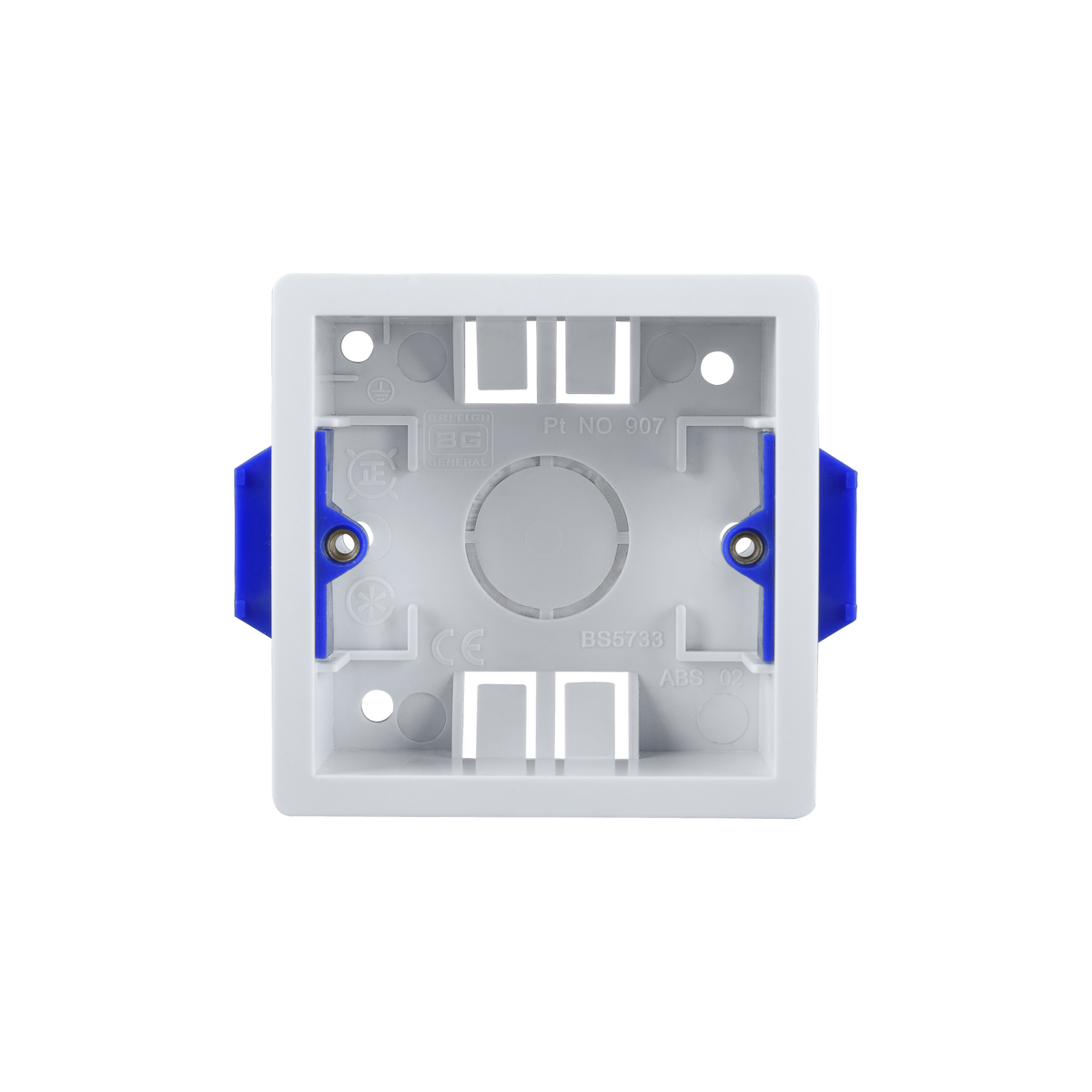 Dry Lining Box 1 Gang 35mm – BG 907-01 front view