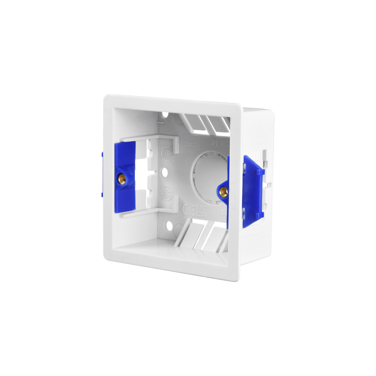 Dry Lining Box 1 Gang 47mm – BG 917-01 angled view