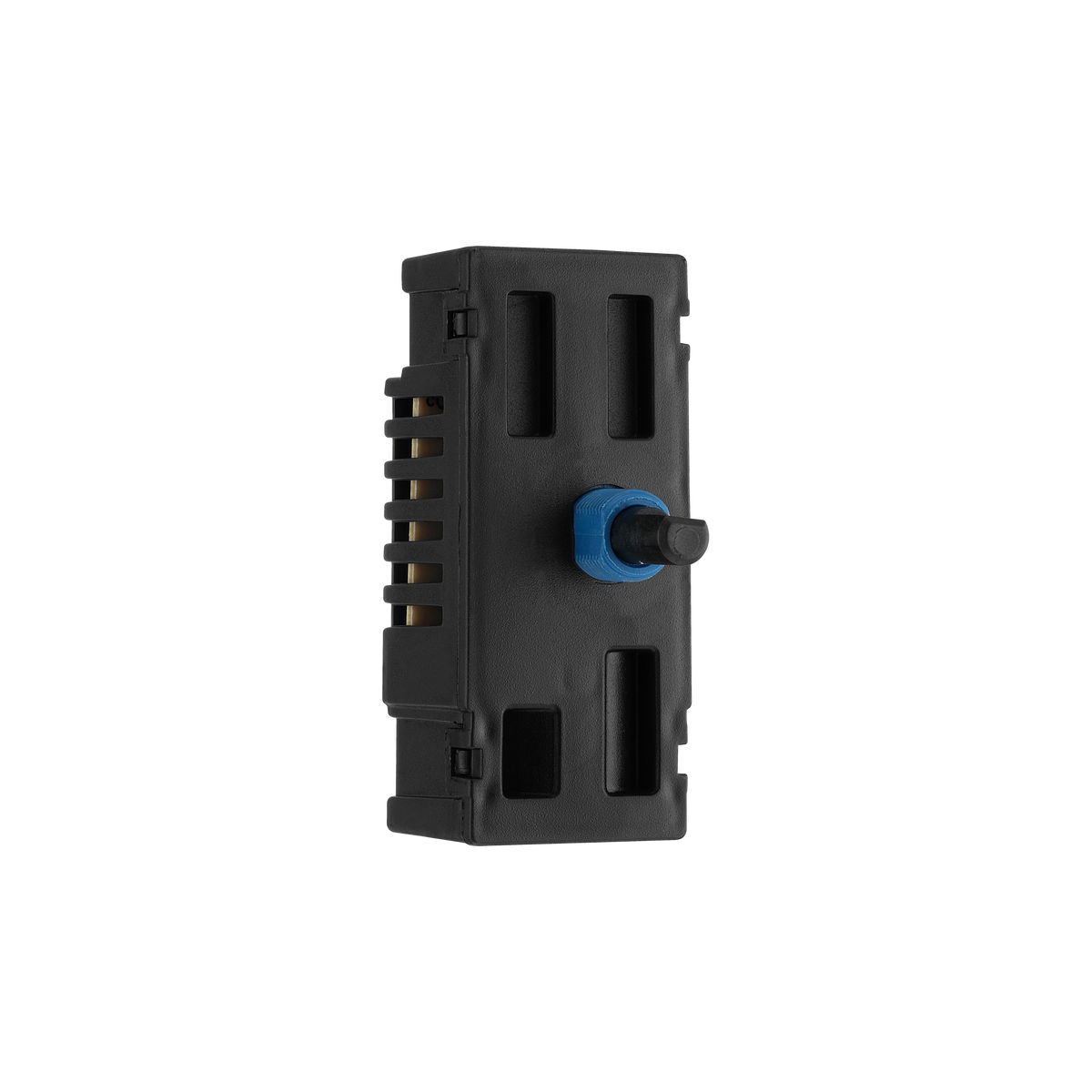 2 Way Push On/Off Switch Module 8A (Dummy Dimmer) – BG DMSW8A/2W-01 angled view