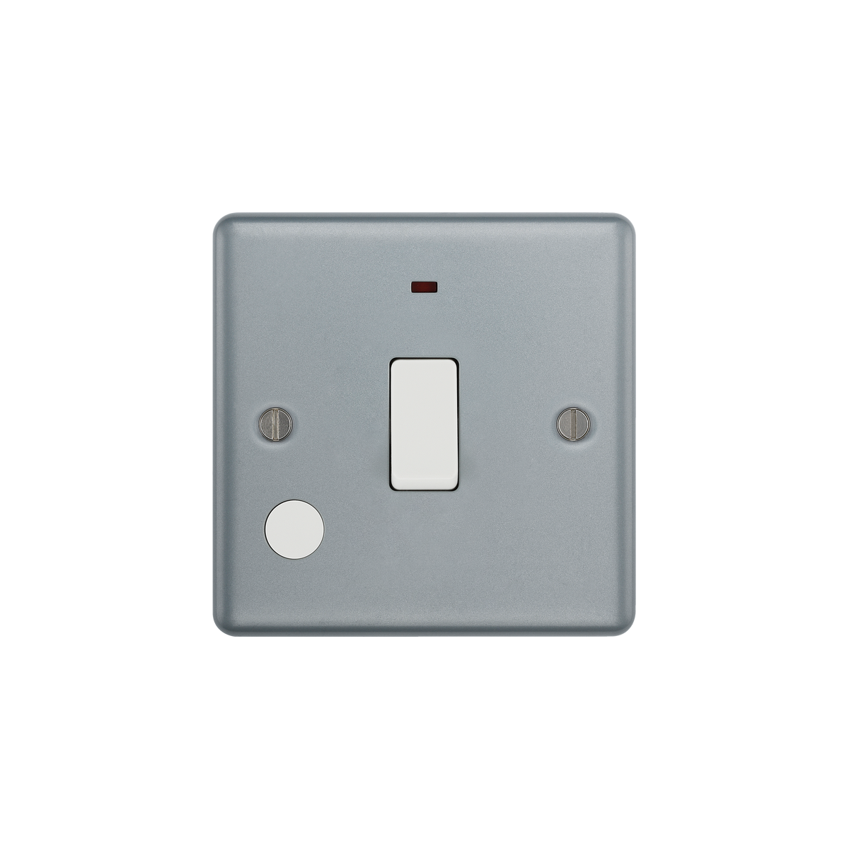 Metal Clad 20A Double Pole Switch with Indicator – BG MC531-01 front view