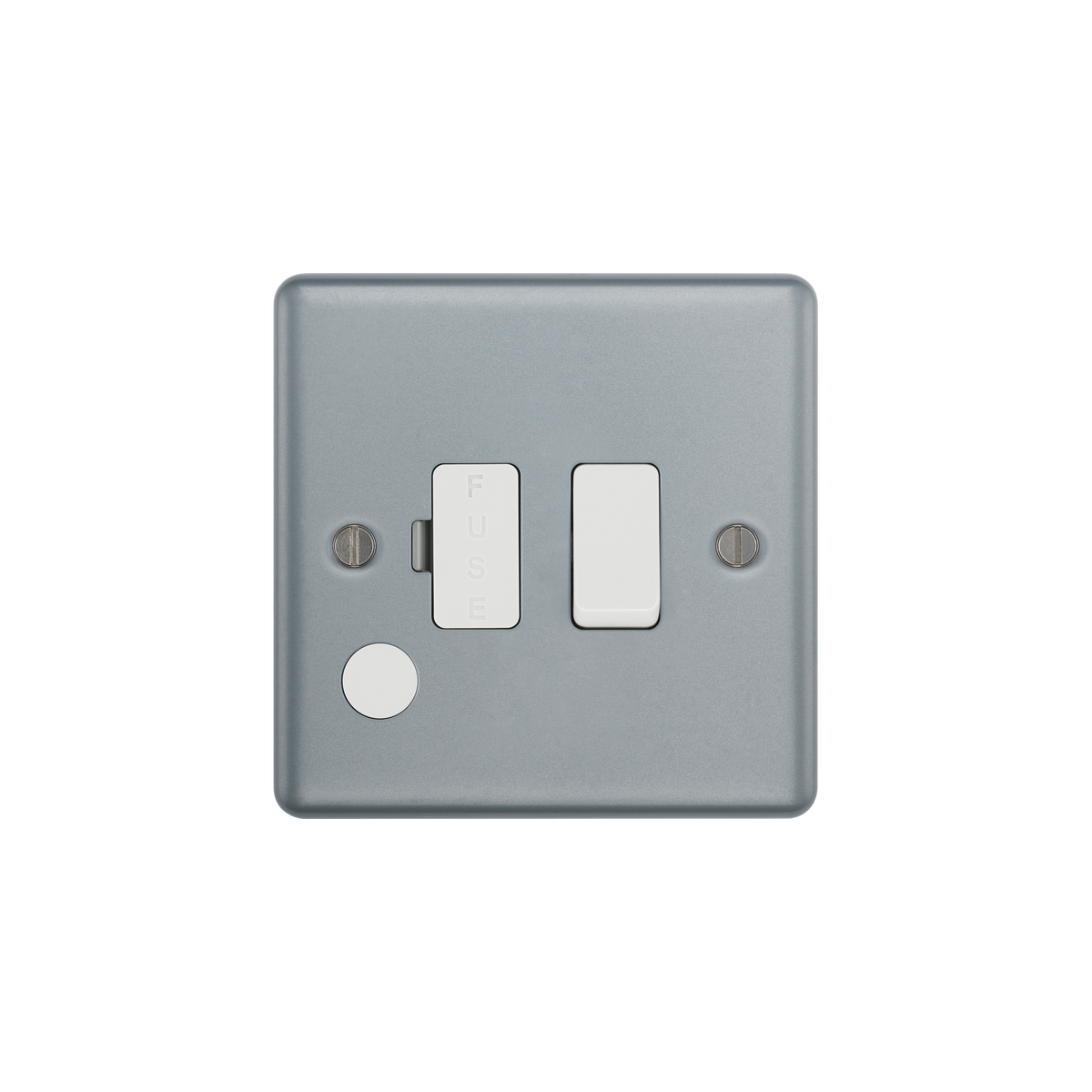 Metal Clad Switched Fused Spur 13A with Flex Outlet – BG MC550F-01 front view