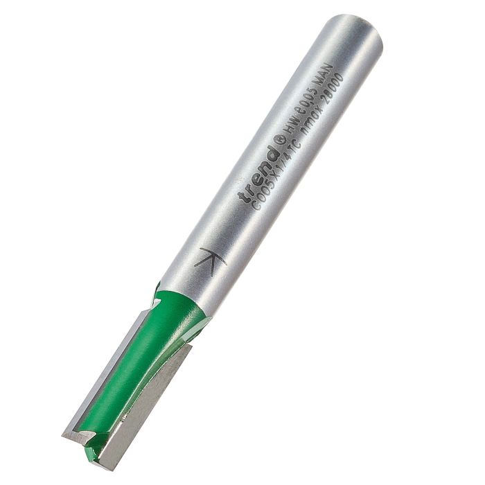 TREND - C005X1/4TC - Two Flute Cutter 6mm diameter