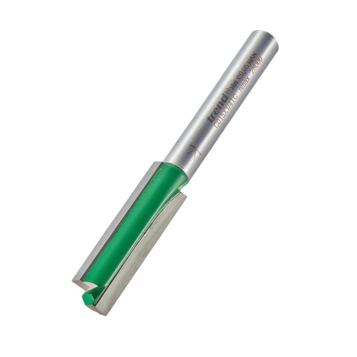 TREND - C015X1/4TC - Two Flute Cutter 9.5mm diameter