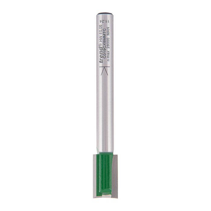 TREND - Trend CraftPro 8mm Shank TCT 12.0mm Two Flute Straight
