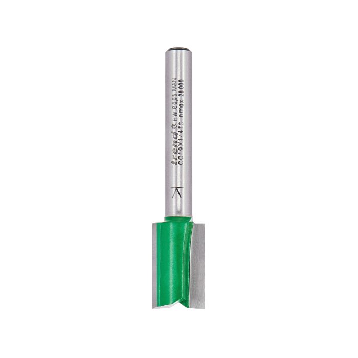 TREND - C019X1/4TC - Two Flute Cutter 12mm diameter
