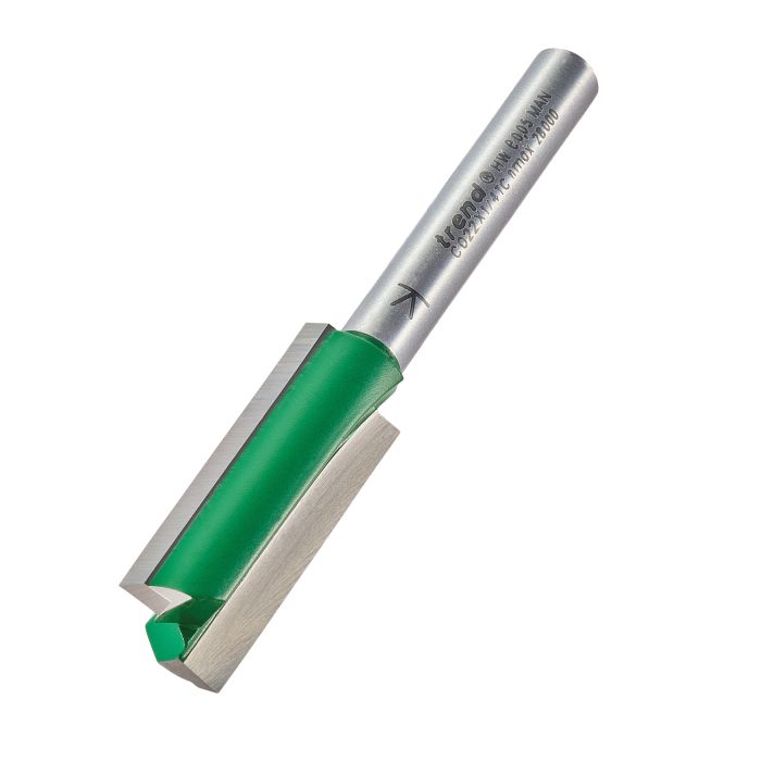 TREND - C022X1/4TC - Two Flute Cutter 12.7mm diameter