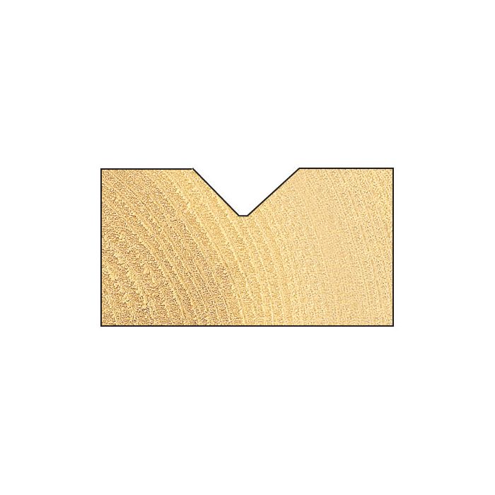 TREND - C044X1/4TC - Chamfer V groove cutter angle=45 degrees