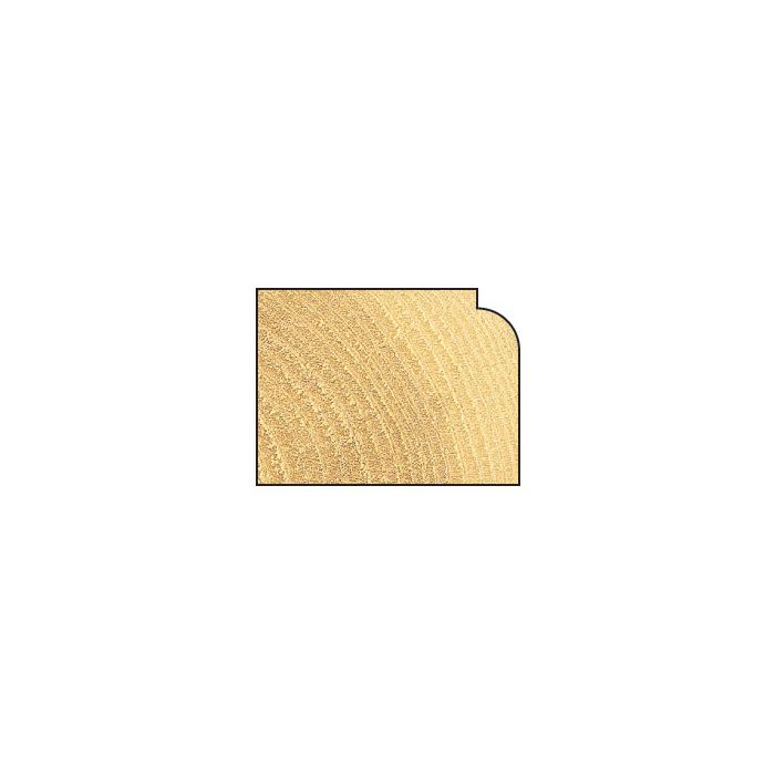 TREND - C074AX1/4TC - Rounding over 1.6mm radius x 7.9mm cut